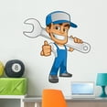 thumbnail image 1 of Mecanico Wall Mural Decal Sticker, Wallmonkeys Peel & Stick Vinyl Graphic (36 in H x 36 in W), 1 of 4