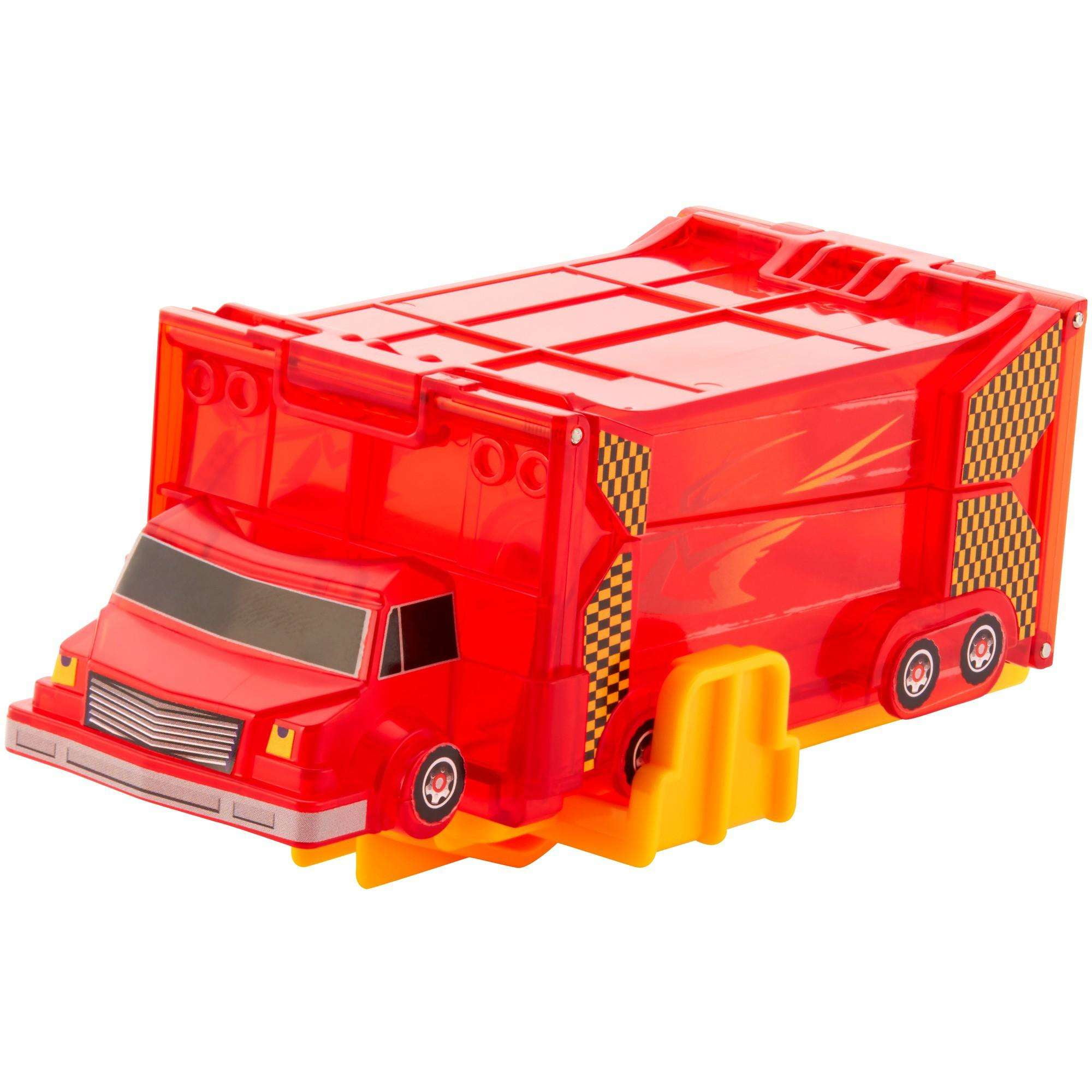 Mecard Launch Rail Transforming Fun Vehicle Launcher Red