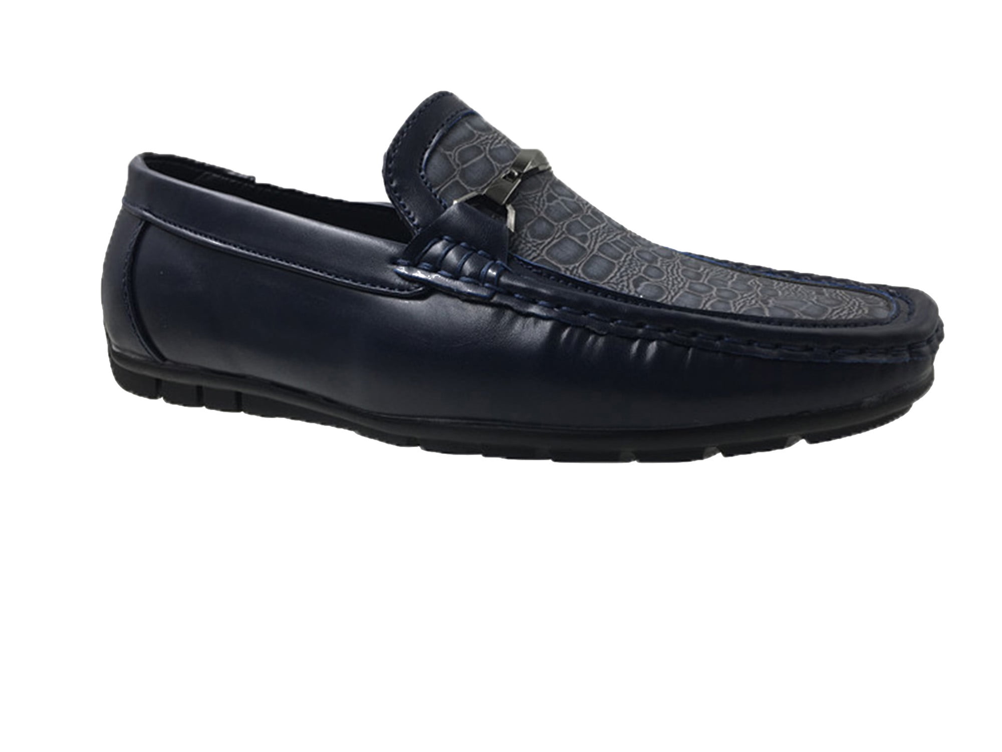 Mecca Duke Men's Bit Buckle Slip-On Loafer Driver Shoes - Walmart.com