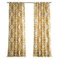 thumbnail image 1 of Mecca Gold Printed Cotton Curtain (1 Panel), Mecca Gold, 50W X 108L, 1 of 12