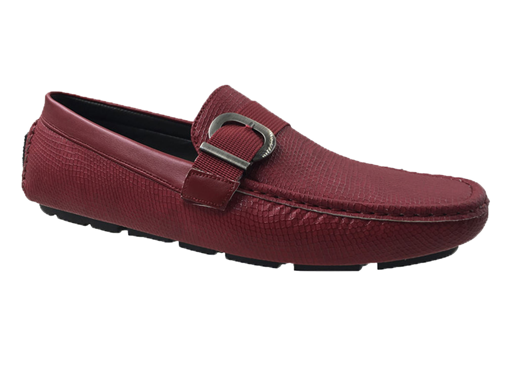 Mecca ME-4103 NORM Mens Belt Strap Slip-On Loafers Shoes - image 1 of 8
