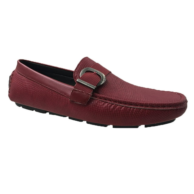 Mecca ME-4103 NORM Mens Belt Strap Slip-On Loafers Shoes