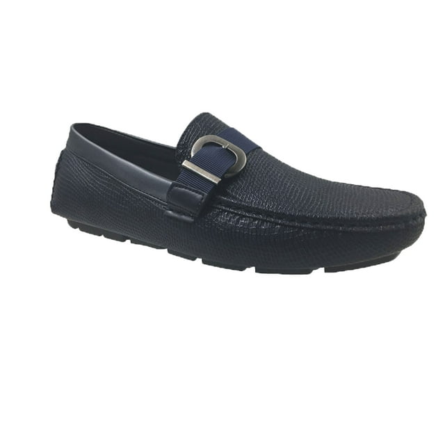 Mecca ME-4103 NORM Mens Belt Strap Slip-On Loafers Shoes