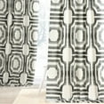 thumbnail image 1 of Mecca Steel Printed Cotton Curtain (1 Panel), Mecca Steel, 50W X 84L, 1 of 6
