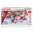 thumbnail image 1 of Meccano, Aerial Rescue 20 Flight Model Building Set, 406 Pieces, STEM Engineering Education Toy for Ages 8 and up, 1 of 8