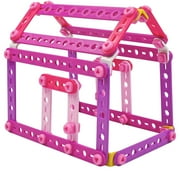 Meccano Erector 100 Piece Pink and Purple Building Set Box