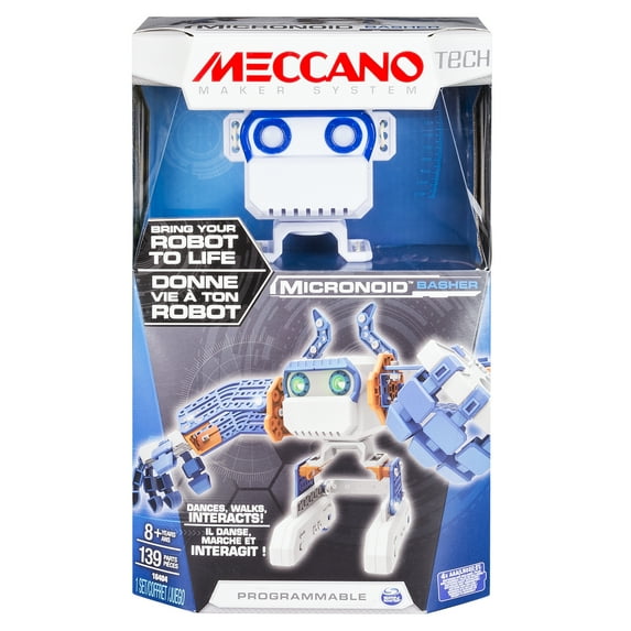 Meccano by Erector, Micronoid - Blue Basher, Programmable Robot Building Kit