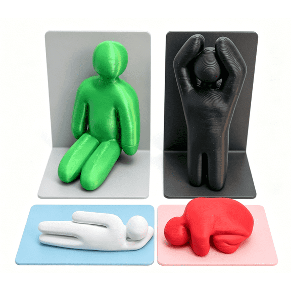 Meccha Chameleon Game Mini Figurine, 3D Printed Hide and Seek Cute Statue Model Character, Mix Pose Tabletop Decor Funny Gifts for Super Chameleon Game Fans
