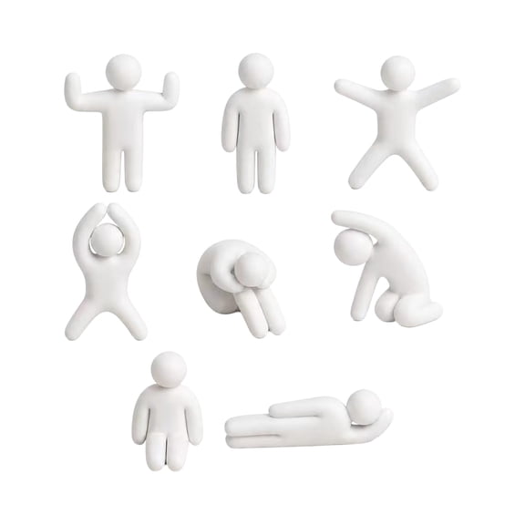 Meccha Chameleon Unpainted Multi-Pose 3D Print Figures, All Distinct Posture Miniature Set, Customizable Blank Toy For Art Painting Practice And Hide-And-Seek Indoor Games