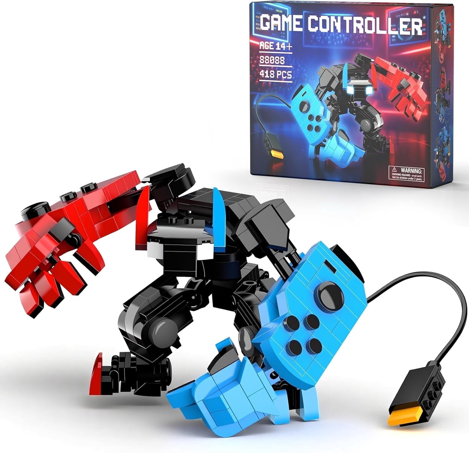 Gochildon, Mech Building Set, 418 PCS, Game Controller Robot - Walmart.com
