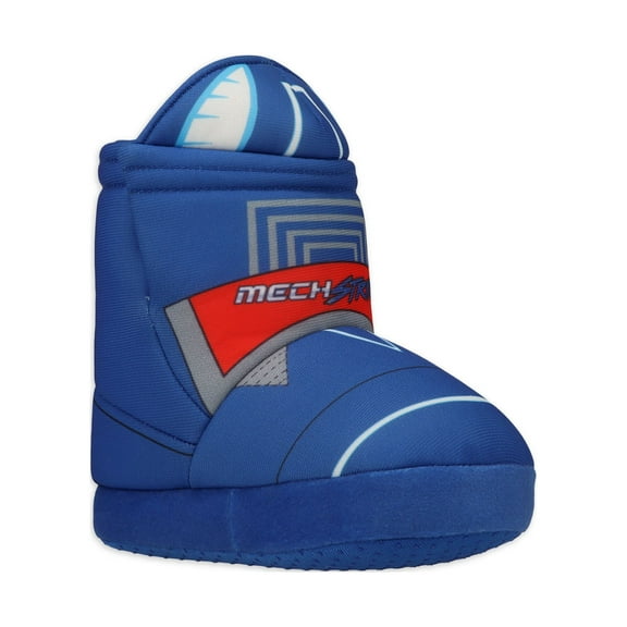 "Mech Strike Captain America Slipper Bootie with Hook & Loop Closure (Toddler Boys)"
