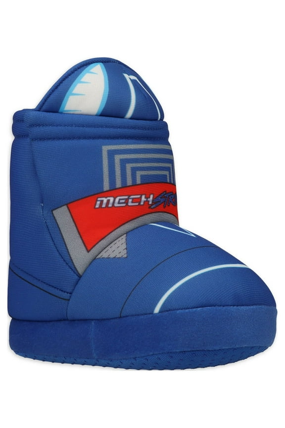 "Mech Strike Captain America Slipper Bootie with Hook & Loop Closure (Toddler Boys)"