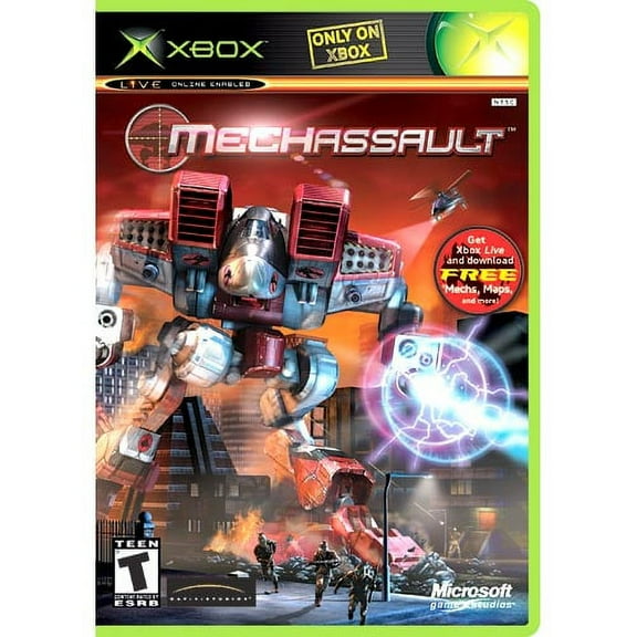 Pre-Owned MechAssault - (CIB) OG Microsoft XBOX, Great Shape Tested & Working CLEAN DISC