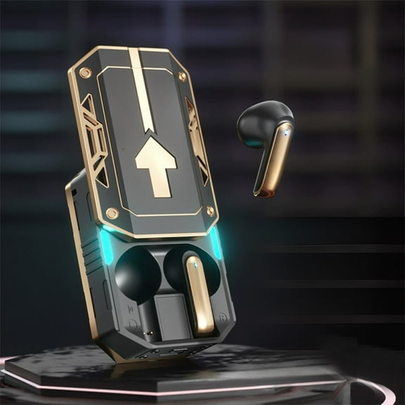 Mecha In-Ear Bluetooth Wireless Headset, Noise Reduction, Low Latency, High-Power, Game & Sports Bluetooth Headset, Type-C Charging, 5.4 Bluetooth, Sliding Charging Bin