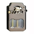 thumbnail image 1 of Mecha Metal Rocker Lighter Transparent Tank Kerosene Lighter Metal Portable Lighter Windproof Lighter For Outdoor Use, 1 of 5