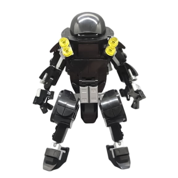 Mecha Robot Building Block Model, 177 Pieces MOC Bricks Figure Collectible Display Kit