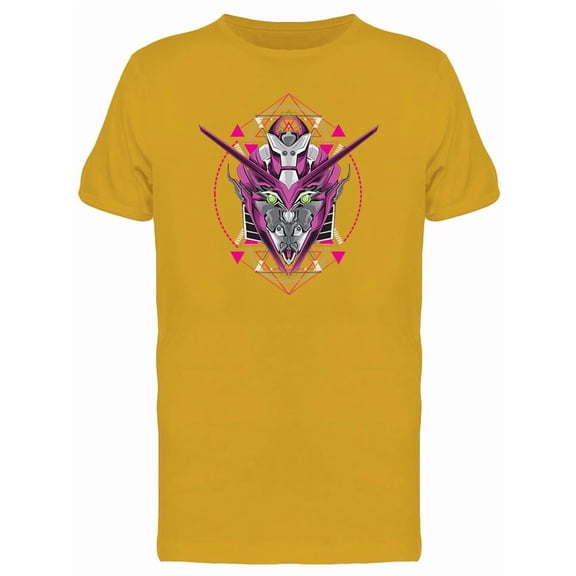 Mecha Robot  T-Shirt Men -Image by Shutterstock, Male 3X-Large
