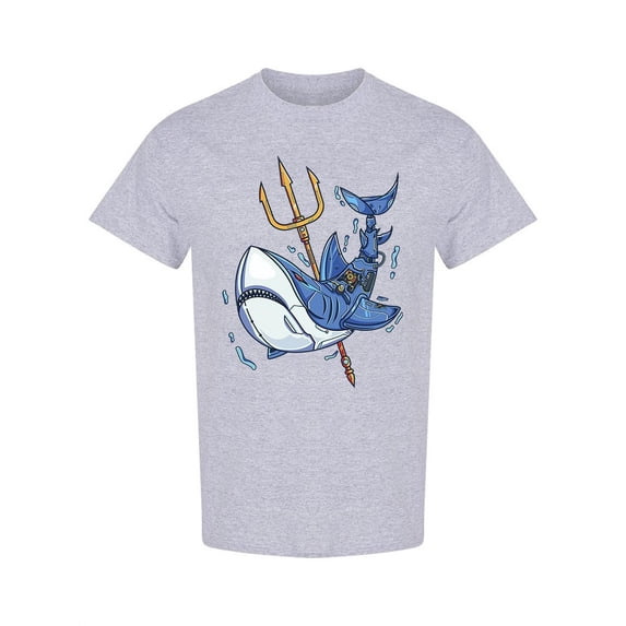 Mecha Shark T-Shirt Men -Image by Shutterstock, Male Medium