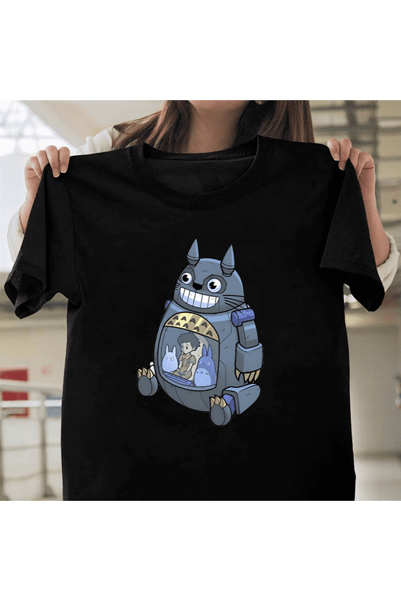 Mecha Totoro Studio Inspired Robot Parody My Neighbor Totoro Anime Art V61428 Unisex T-Shirt, Size Up to 5XL