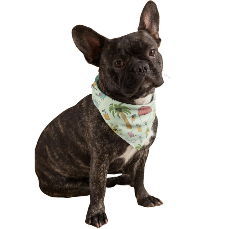 Mechaly Cotton Funny Dog Bandana with Designs Durable Birthday Pet