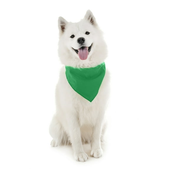 Mechaly Dog Plain Cotton Bandanas - 3 Pack - Scarf Triangle Bibs for Small & Large