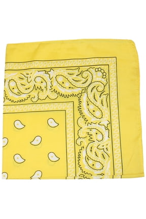 Yellow Bandanas for Clothing and Accessories