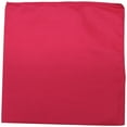 thumbnail image 1 of Mechaly Plain 100% Cotton X-Large Bandana - 27 x 27 Inches (Hot Pink), 1 of 2