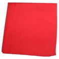 thumbnail image 1 of Mechaly Solid Colors 100% Cotton Bandana (Red), 1 of 2
