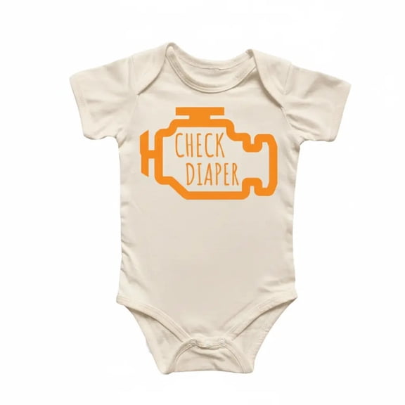 Mechanic Check Engine Newborn Baby Bodysuit