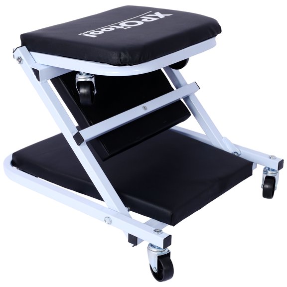 Mechanic Creeper, Garage Gift, 36" Z Creeper Seat, 2 in 1 Mechanic Gifts, 300 lbs Capacity, Low Profile Creeper with 6 pcs Wheels in Garage/Shop for Fathers Day Tool Gift