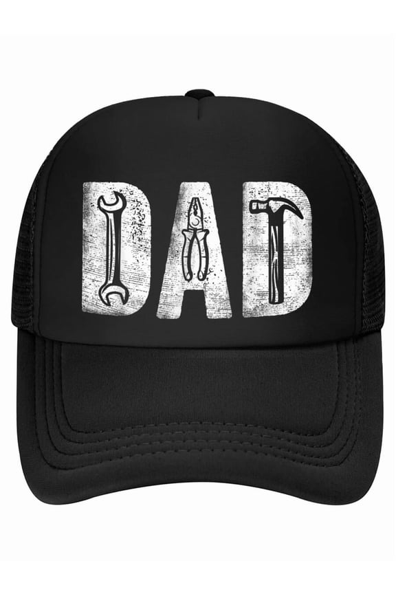 Mechanic Dad Classic Bold Font Father's Day Repairman Daddy Baseball Cap