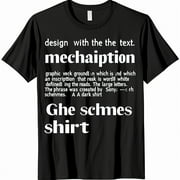 Mechanic Definition TShirt Jack Sleeves Cover Up Parts to Hide Extra Unique Graphic Design by a Ghe Schemes Black Tee with 'C Cannik' Graphic Stylish and Trendy Shirt for Men and Women