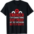 thumbnail image 1 of Mechanic Electrical Engineering Funny Engineer T-Shirt, 1 of 4