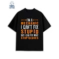 thumbnail image 1 of Mechanic Fixer mens funny humor 180G 100% Cotton black vintage vintage Original Unisex Shirt Graphic Tee tshirts Classic Unisex Shirt Graphic Tee tshirts Trendy Unisex Shirt Cotton tshirts, 1 of 8