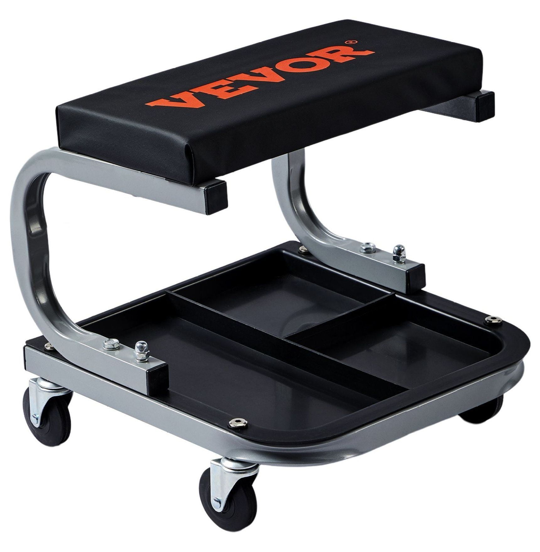 Mechanic Garage Stool 250 LBS - Rolling Creeper Seat with Tool Tray ...