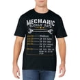 thumbnail image 1 of Mechanic Hourly Rate Labor Rates Funny Co-Workers Car Lover T-Shirt, 1 of 4