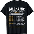 thumbnail image 1 of Mechanic Hourly Rate Labor Rates Funny Co-Workers Car Lover T-Shirt, 1 of 3