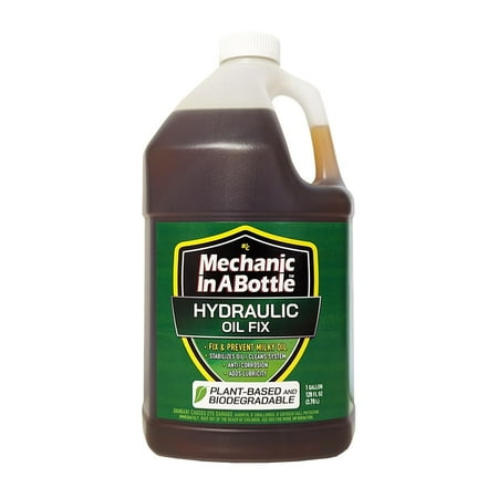 Mechanic In A Bottle Hydraulic Oil Fix 128 oz additive to fix emulsified oils, machine & tool lubricants