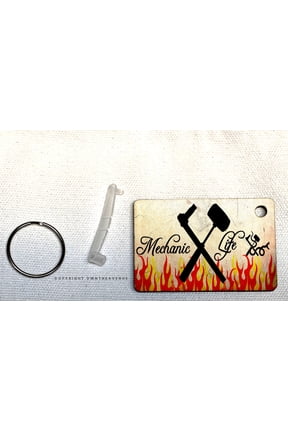 Mechanic Life Tools JDM Racing Drifting Keychain