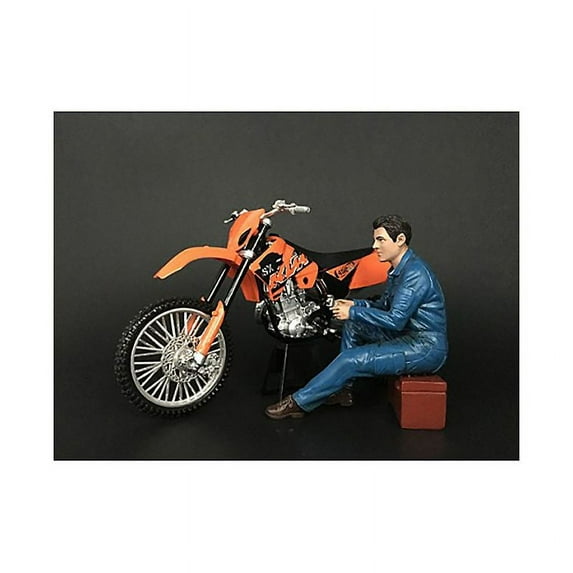 Mechanic Michael Figurine for 1/12 Scale Motorcycle Models by American Diorama