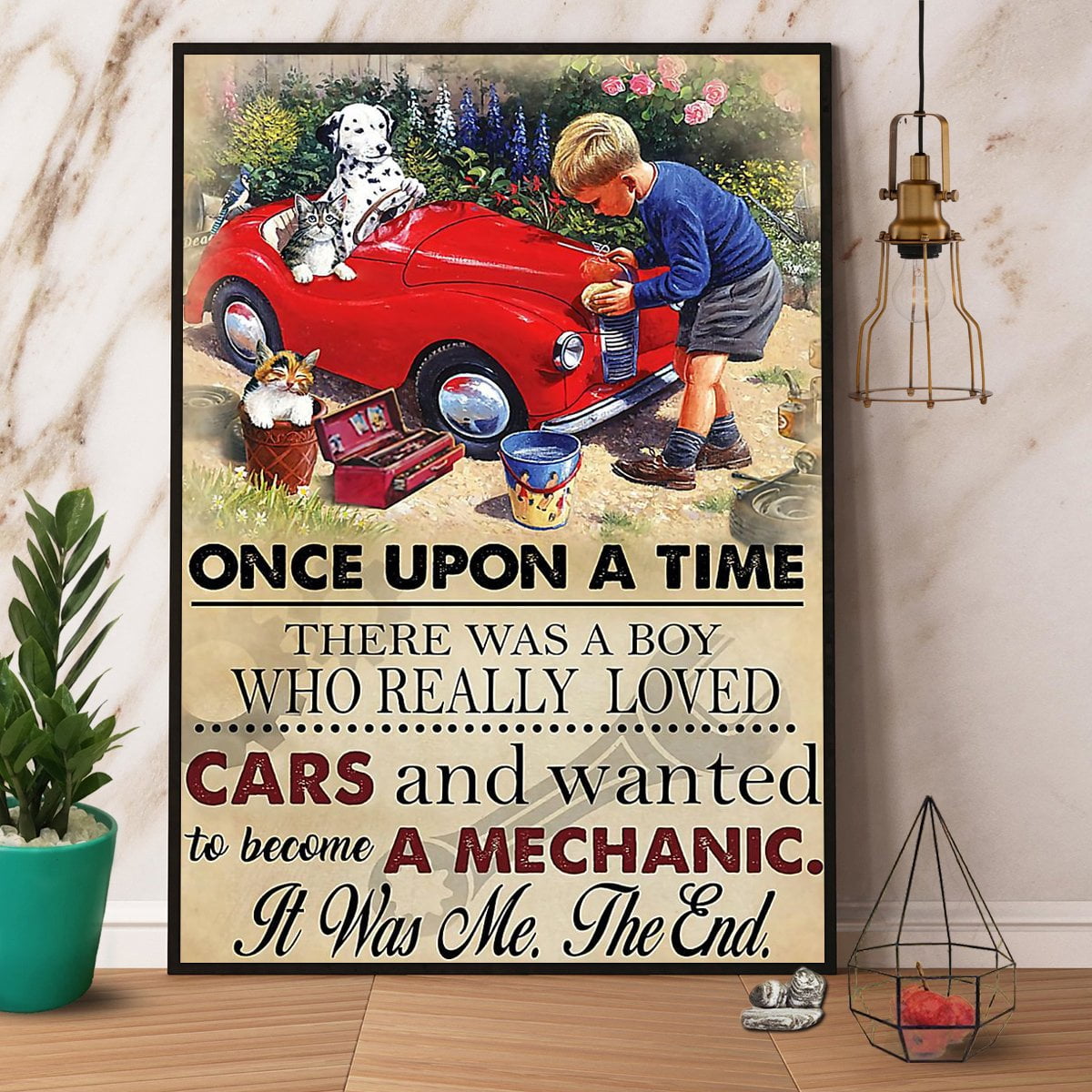 Mechanic Once Upon A Time A Boy Wanted To Become A Mechanic Paper ...