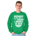 thumbnail image 1 of Mechanic Or Genius Sarcastic Humor Unisex Plus Fleece Graphic Sweatshirt Brisco Brands 2X, 1 of 5
