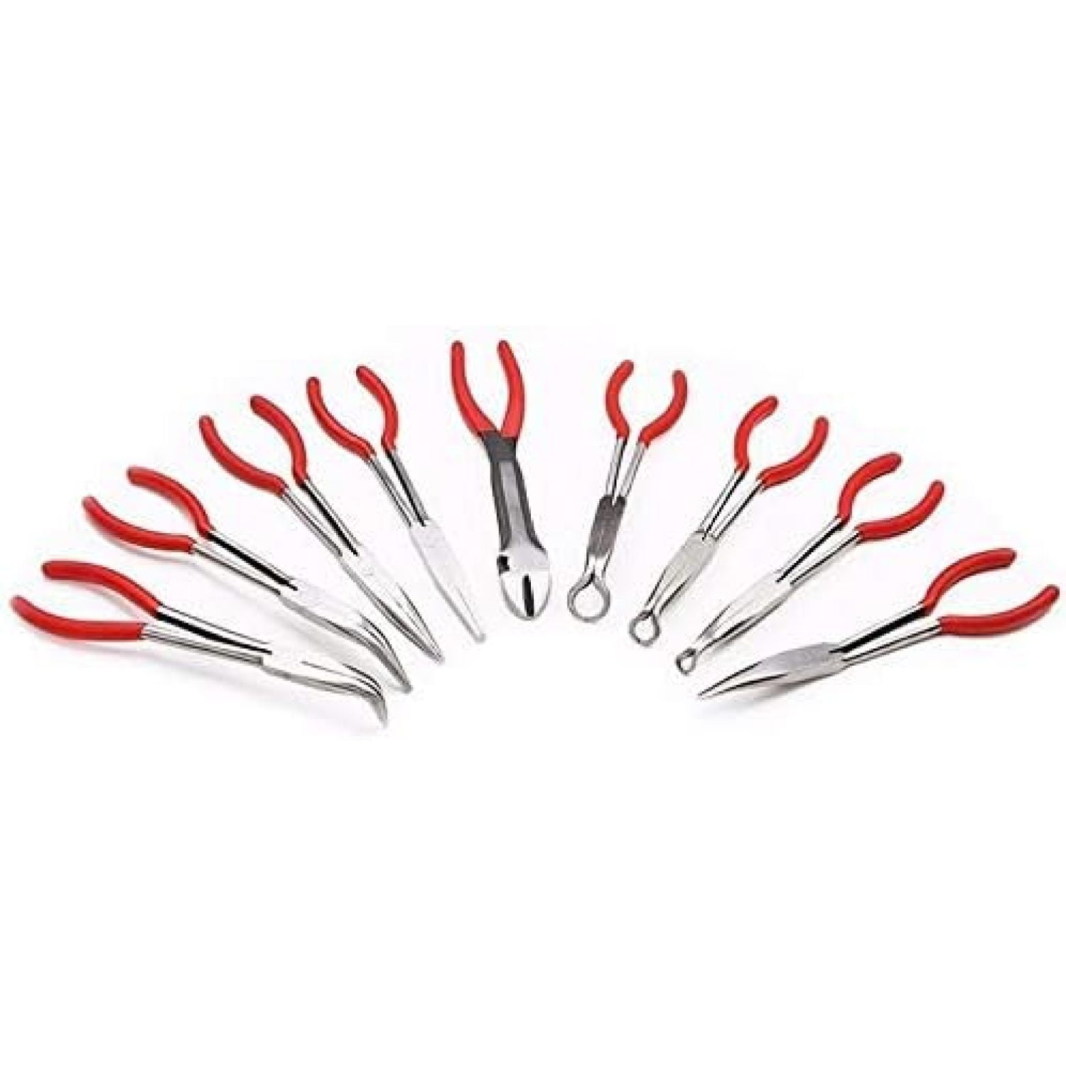 Mechanic Pliers 9pc 11" Long Nose Plier Set Automotive Shop Tools Auto