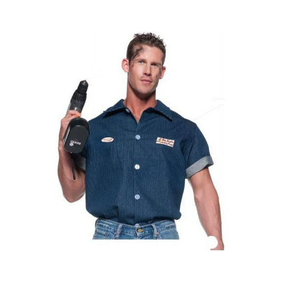 Mechanic Shirt Adult Halloween Costume