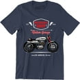 thumbnail image 1 of Mechanic Shop Bobber Garage Est.1964 USA Motorcycle Biker Bike Gifts T-Shirt, 1 of 4