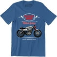thumbnail image 1 of Mechanic Shop Bobber Garage Est.1964 USA Motorcycle Biker Bike Gifts T-Shirt, 1 of 4