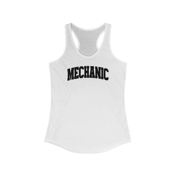 Mechanic Tank Top Gifts Shirt Womens Sleeveless