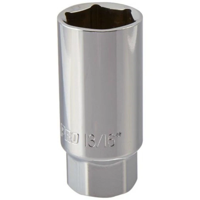 Mechanic Tools 13/16" Spark Plug Socket 6 Point 3/8" Drive