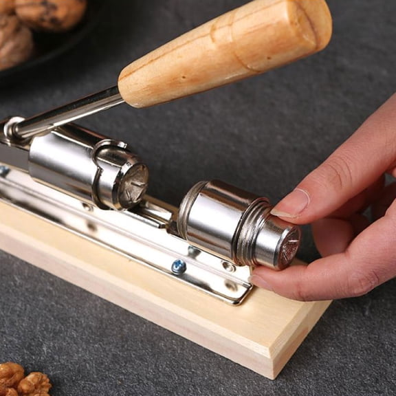 Compact Portable Mechanical Walnut Nutcracker Tool for Home Use, Efficient Walnut Shell Opener, Easy to Store Kitchen Gadget