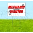 thumbnail image 1 of Mechanic Wanted (18" X 24") Yard Sign, Includes Metal Step Stake, 1 of 6